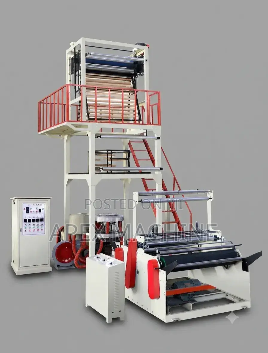 Nylon Film Blow Extruder Machine 55mm (Double Winder)