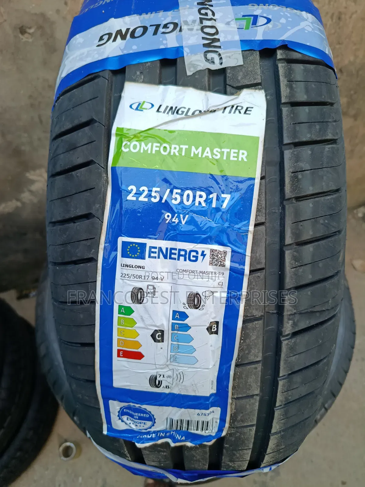 225/50r17 Comfort Master Tyre