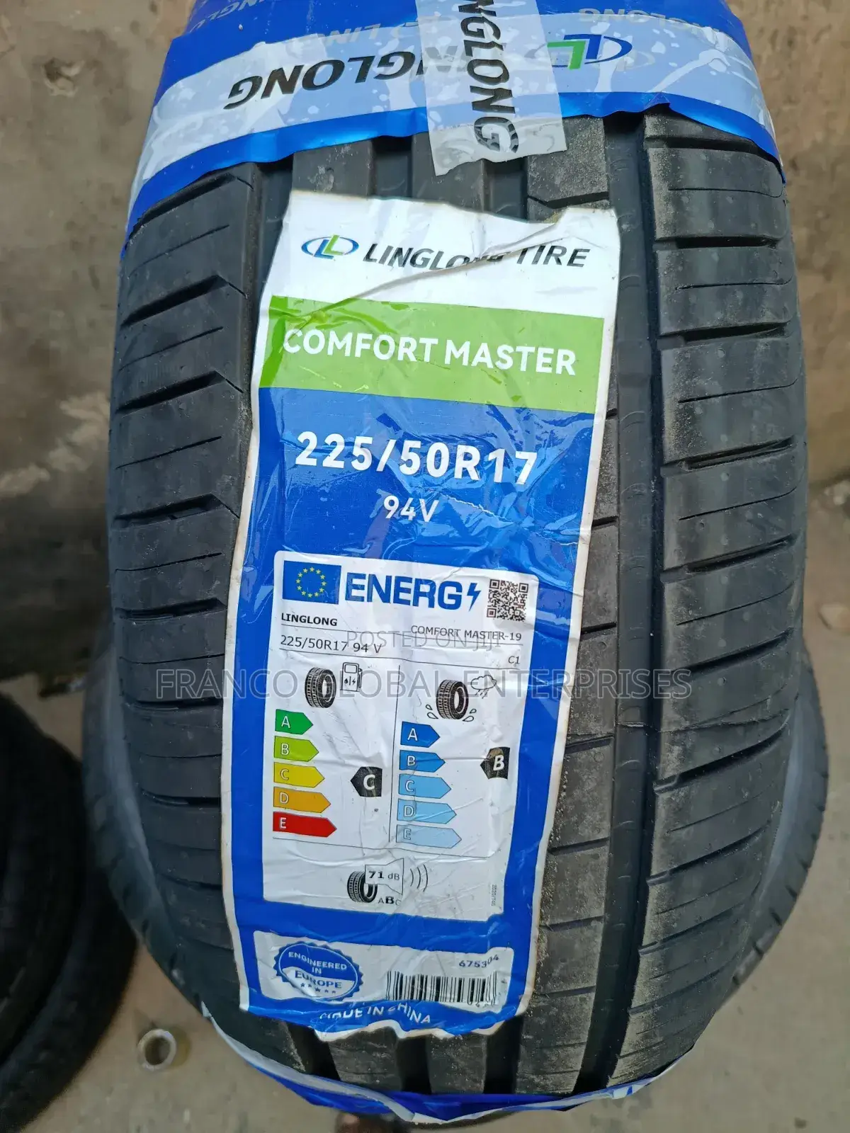 225/50r17 Comfort Master Tyre