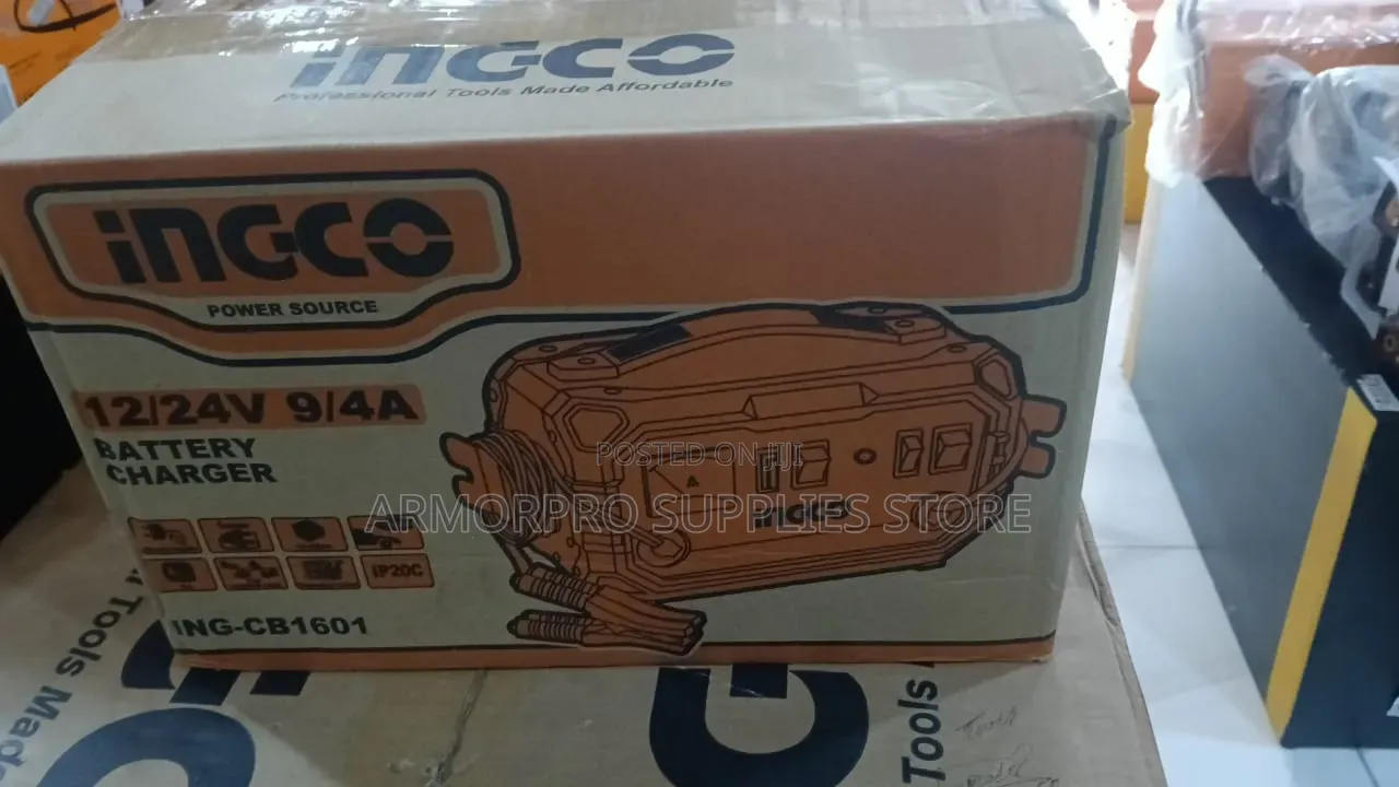 INGCO 12/24v Battery Charger
