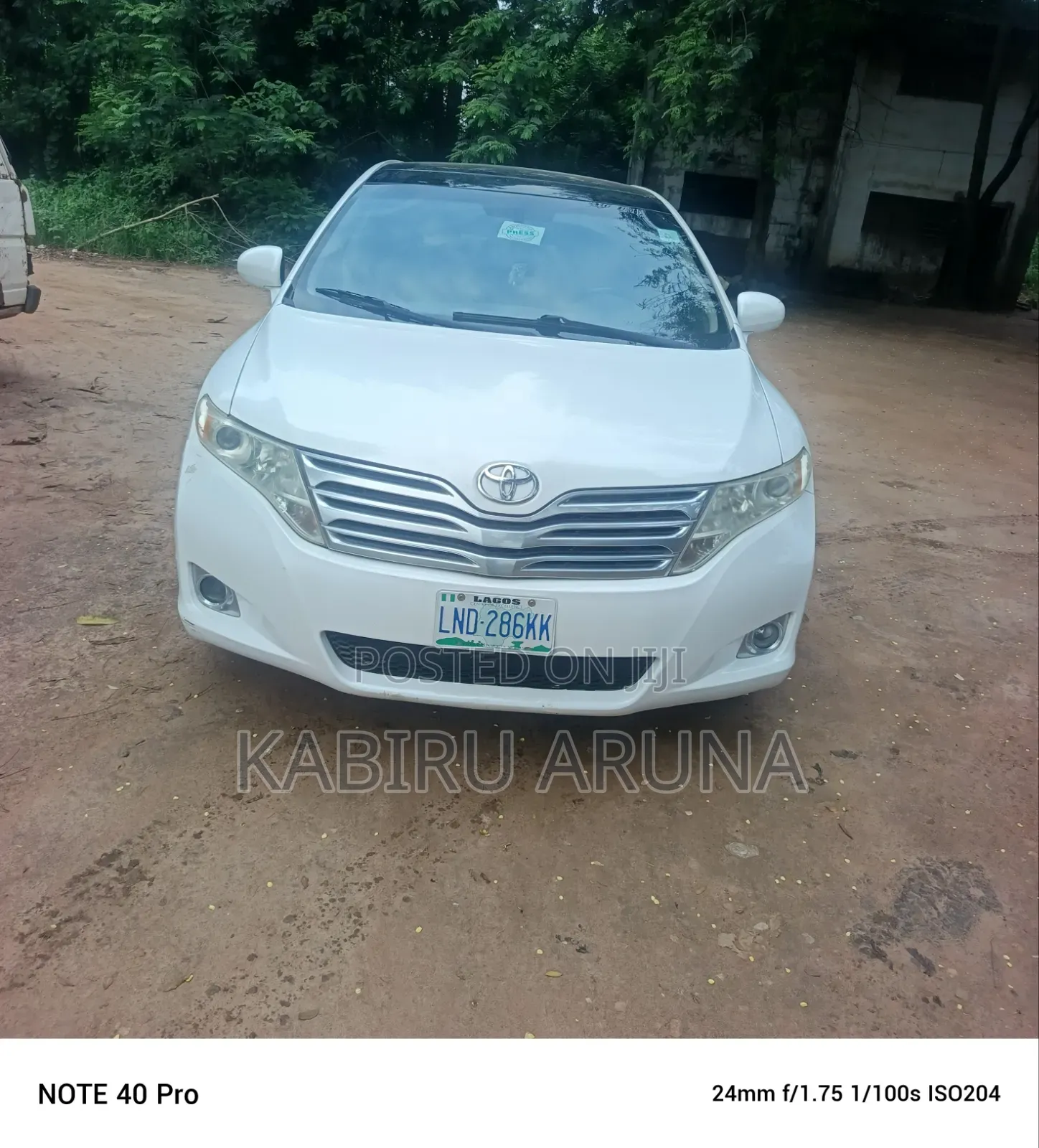 Toyota Venza 2010 White