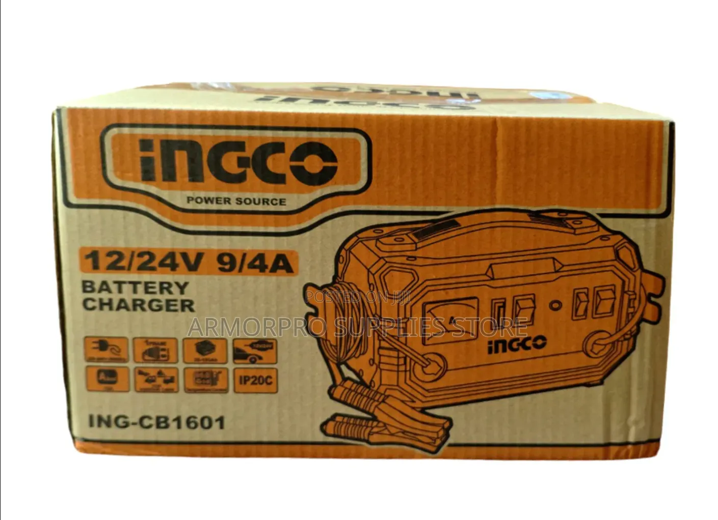 INGCO 12/24v Battery Charger