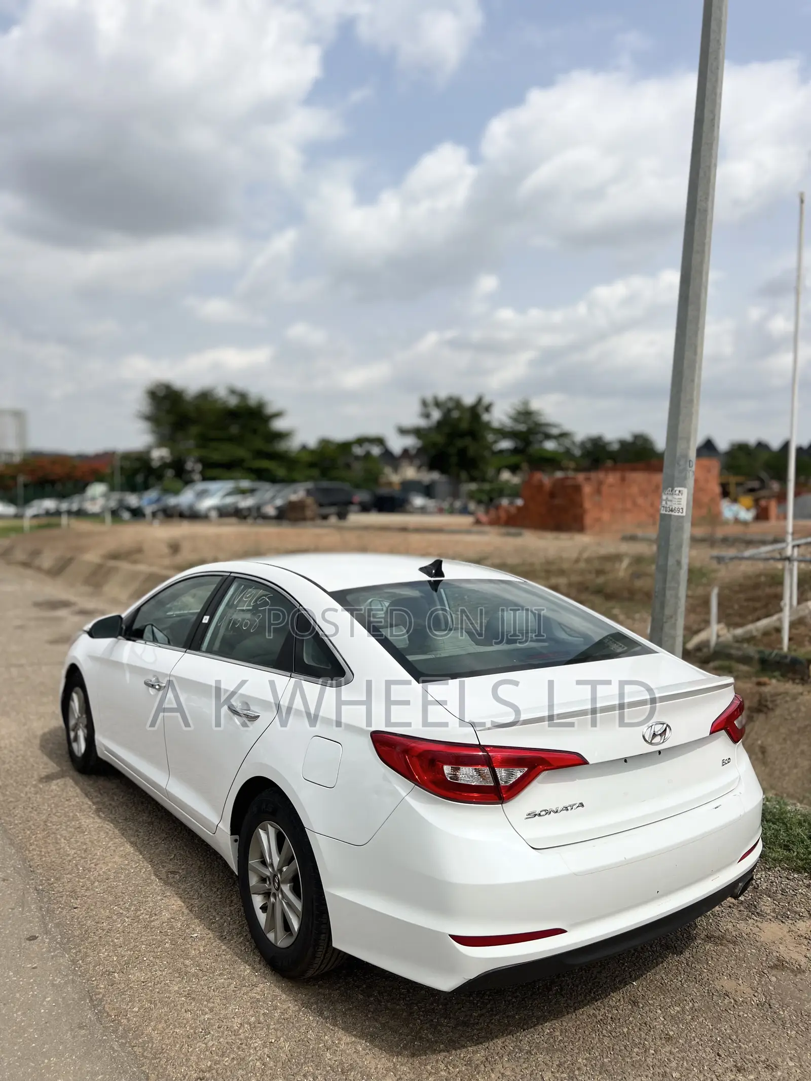 Hyundai Sonata ECO Sedan FWD (1.6L 4cyl 7A) 2016 White