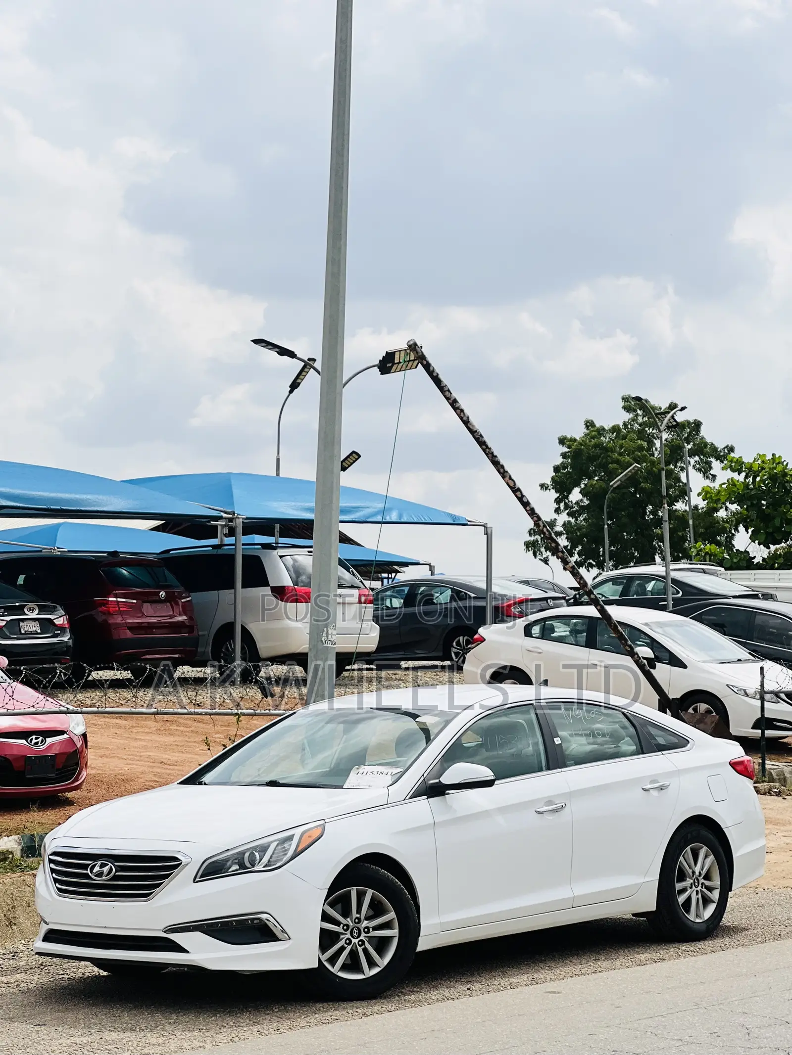 Hyundai Sonata ECO Sedan FWD (1.6L 4cyl 7A) 2016 White