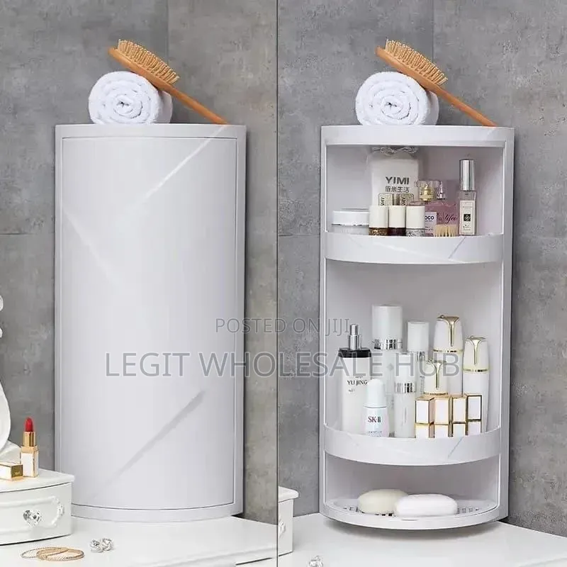 Multipurpose 360° Rotating Corner Shelf