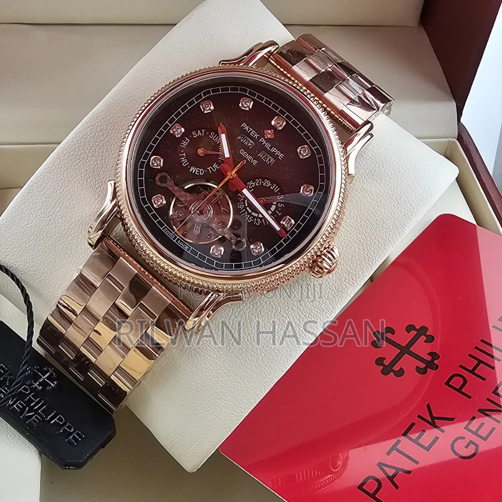 Patek Philippe Geneve Automatic Chain Wrist Watch