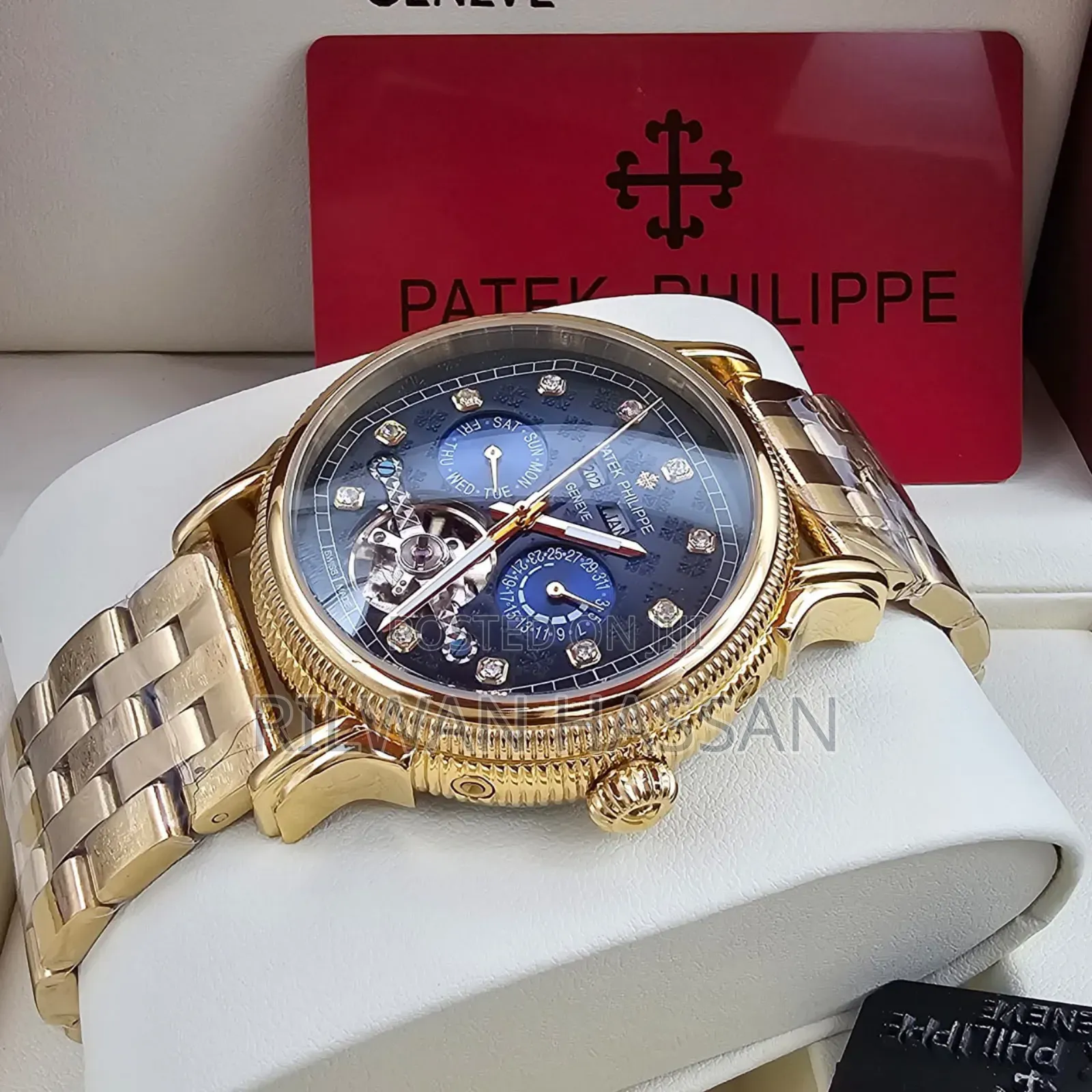 Patek Philippe Geneve Automatic Chain Wrist Watch