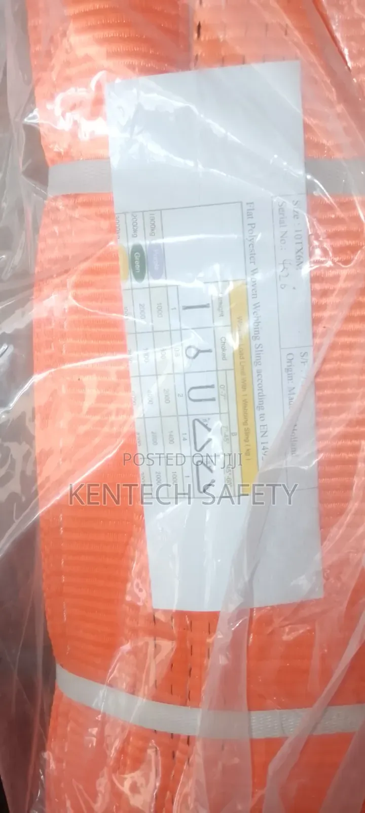 10ton by 6mtr Lifting Belt Industrial and Marine Purpose