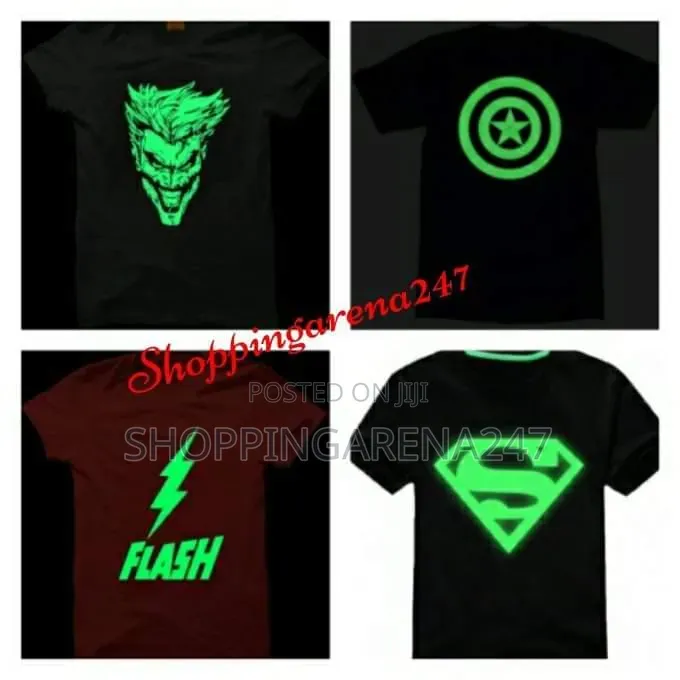 Glow in the Dark Luminous Print T-Shirts