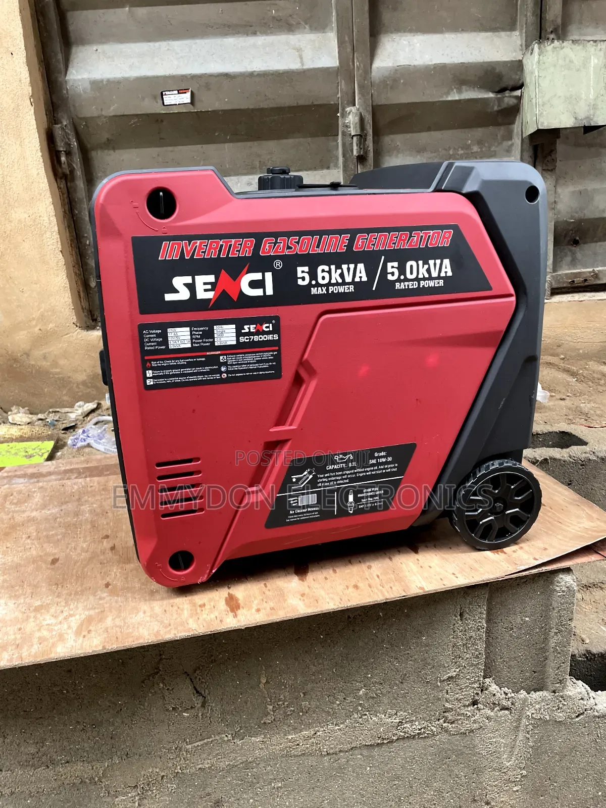 SENCI SC7800iES Long Runtime Generator