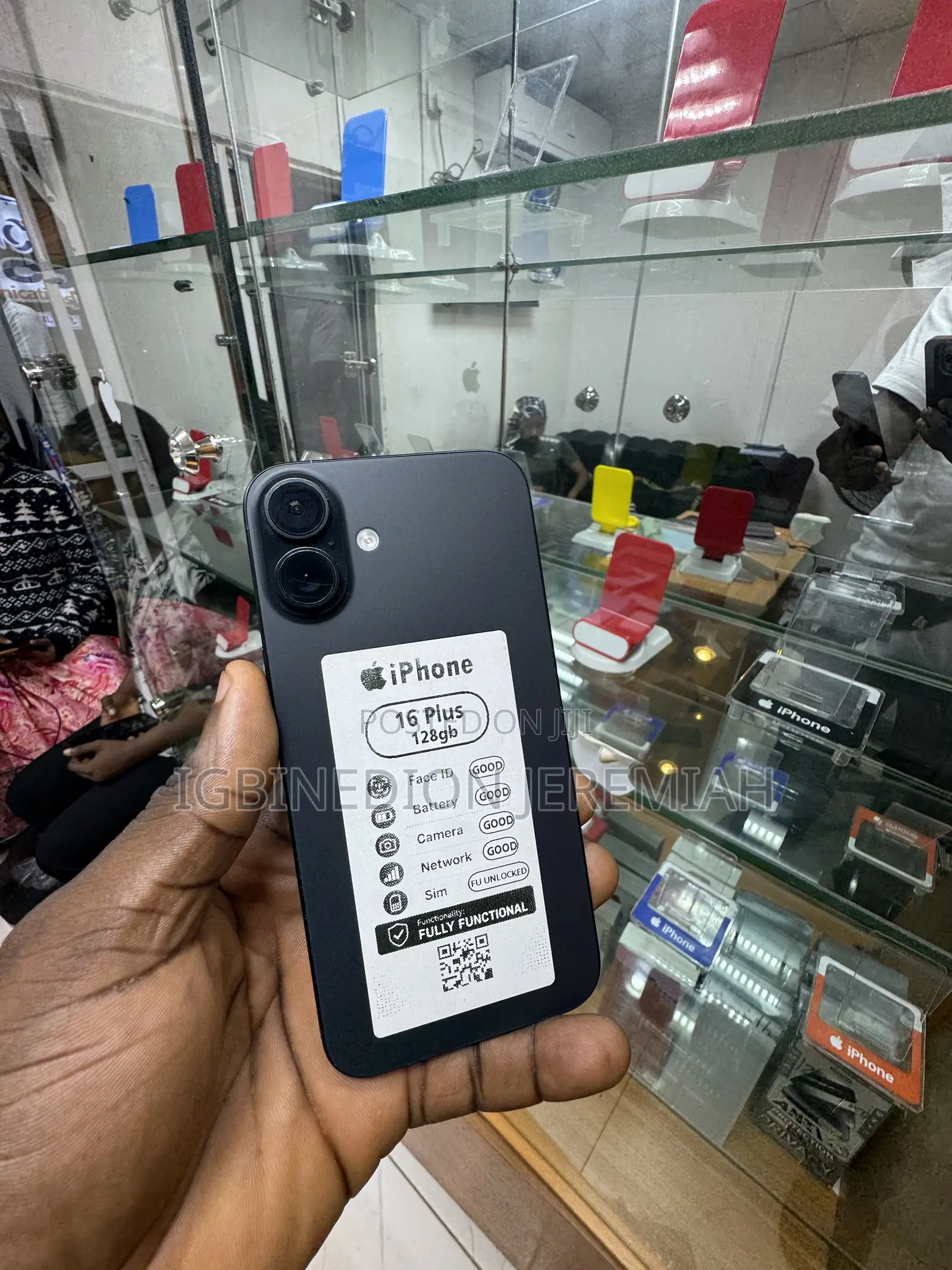 Apple iPhone 16 Plus 128 GB Black