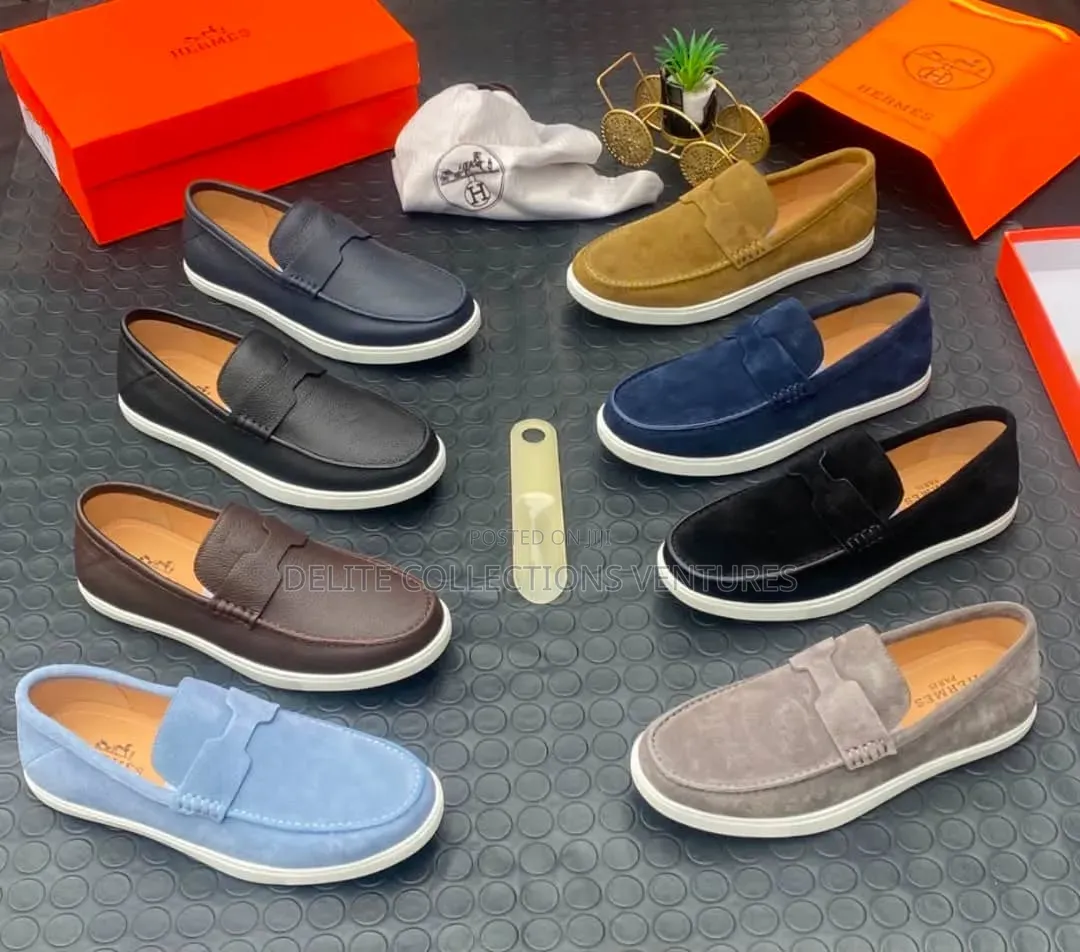 *New "Hermes Paris" Luxury Designer High Quality Loafers Just Arrived