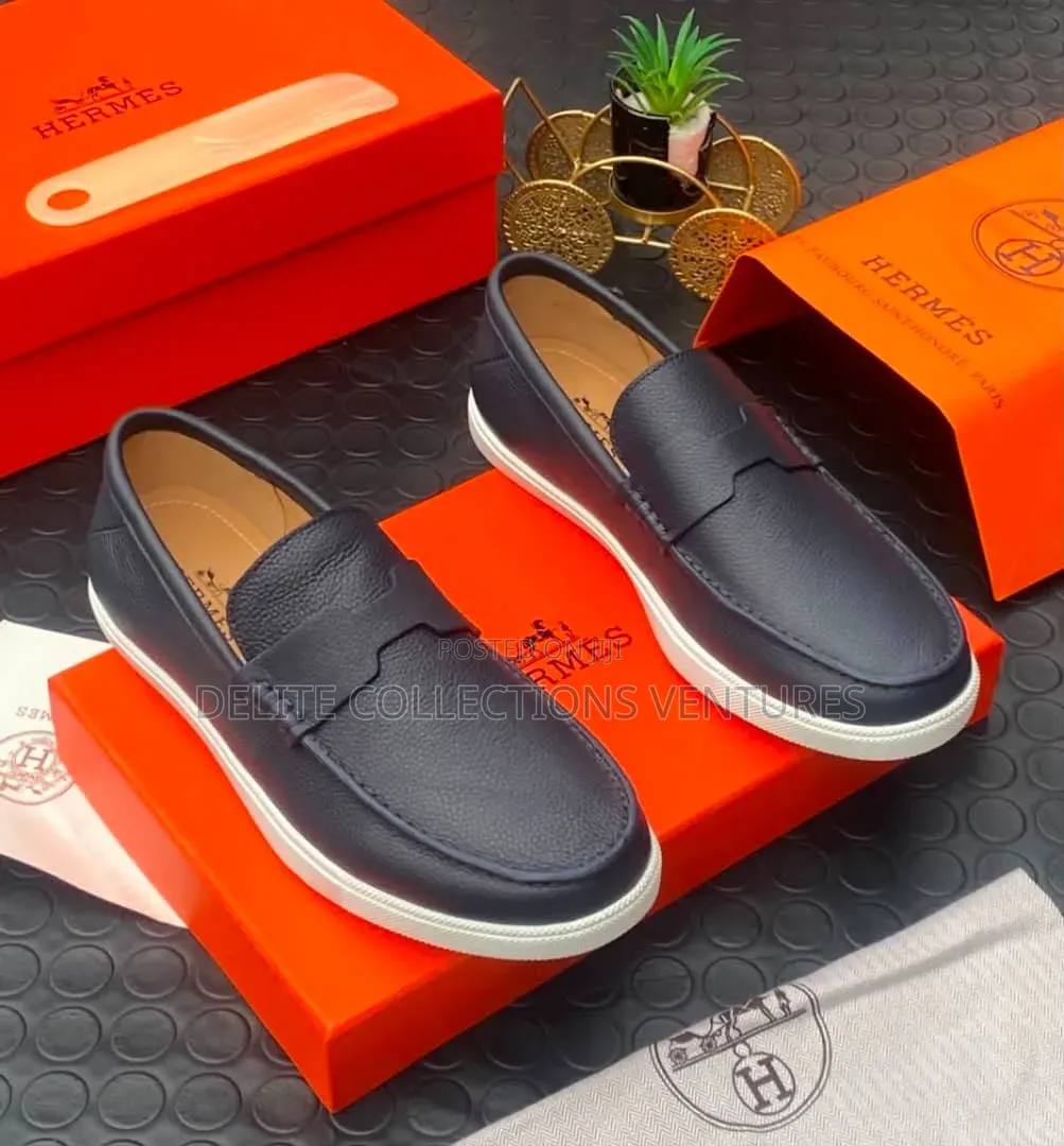 *New "Hermes Paris" Luxury Designer High Quality Loafers Just Arrived