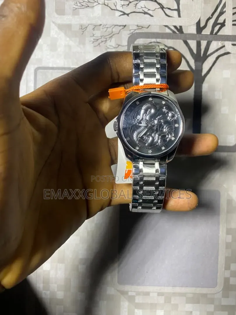 Dragon Stainless Steel Waterproof Watch