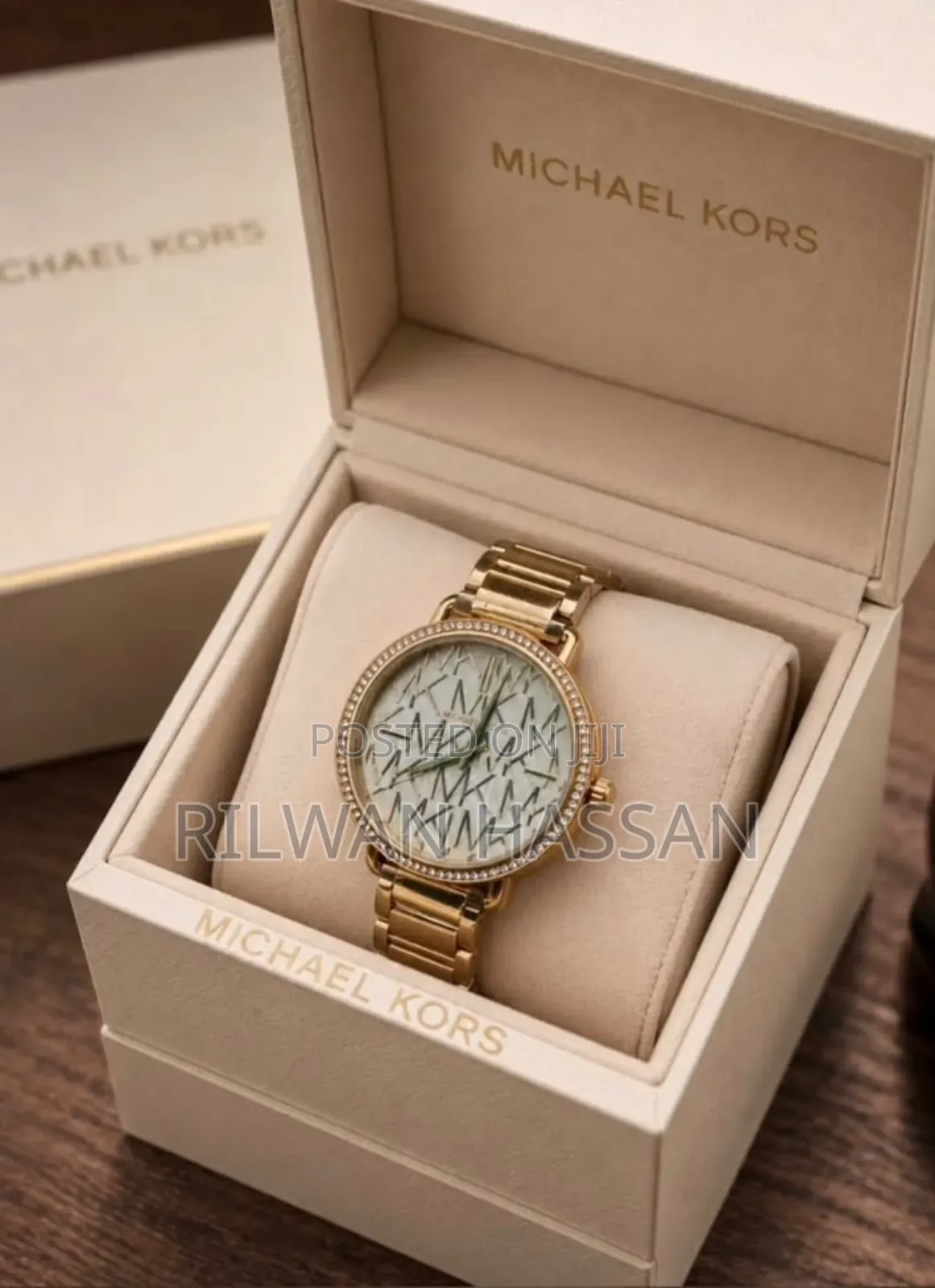 Michael Kors Automatic Chain and Ceramic Wrist Watch