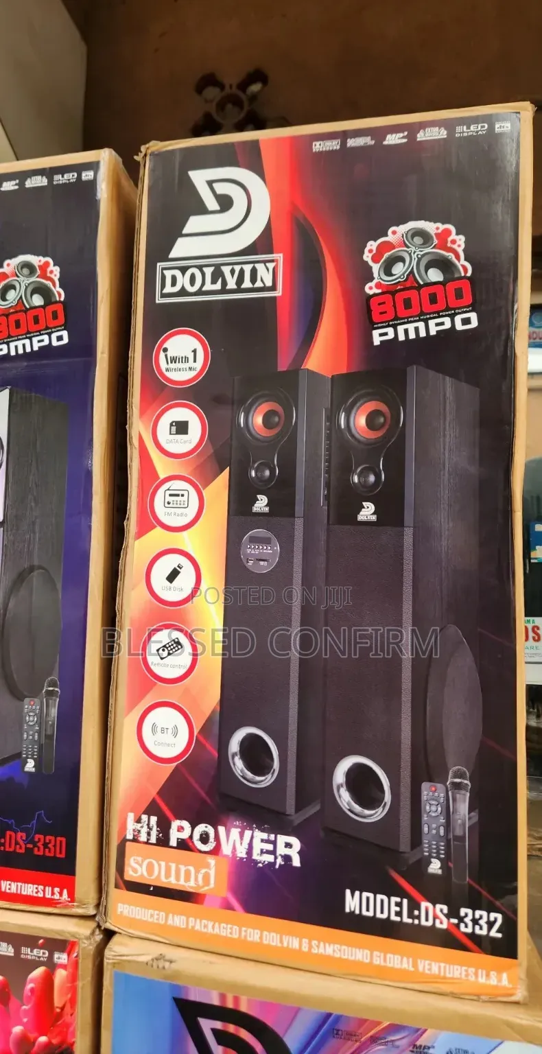 Dolvin DS-332 Bluetooth Speaker With FM Radio Wireless Mic