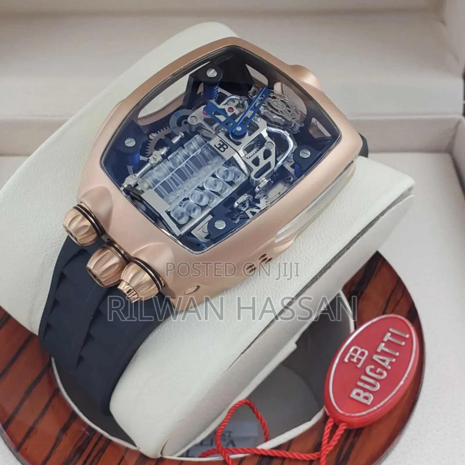 Original Bugatti Rubber Strap