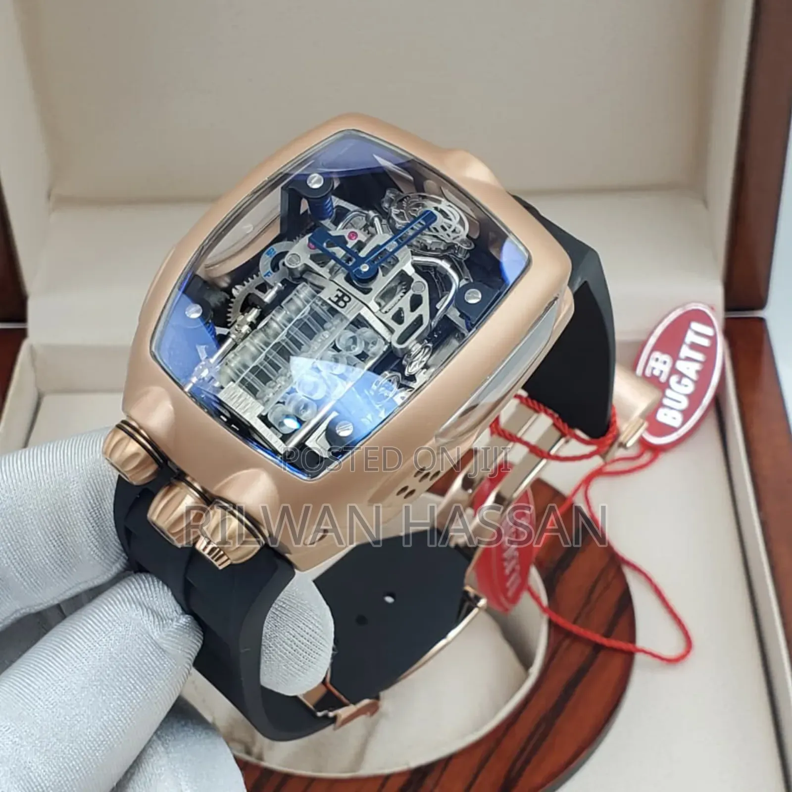 Original Bugatti Rubber Strap