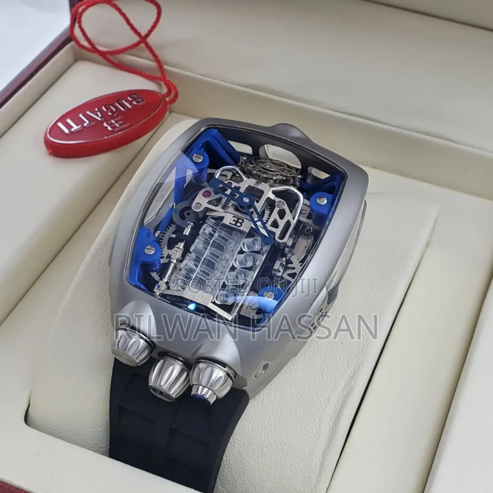 Original Bugatti Rubber Strap