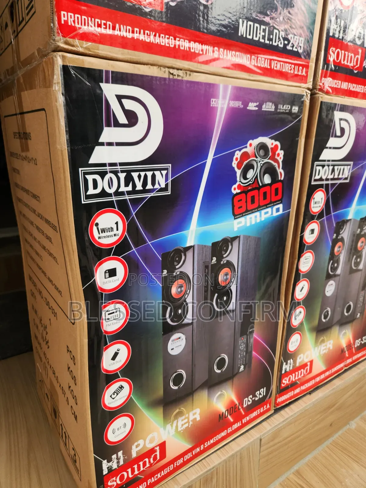 Dolvin DS-331 High Bass Bluetooth Home Audio System