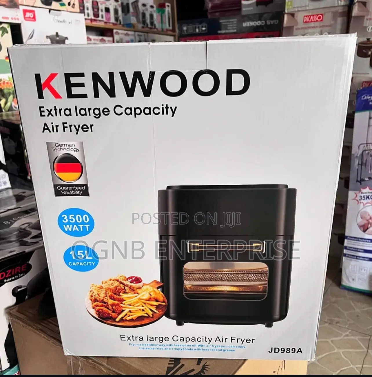Kenwood 15l Airfryer Powerful Family-Size Air Fryer