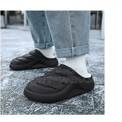 Light-Weight Fur Soft Unisex Clogs for Outdoor/Indoor- Black