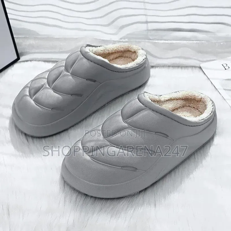 Light-Weight Fur Soft Unisex Clogs for Outdoor/Indoor- Grey