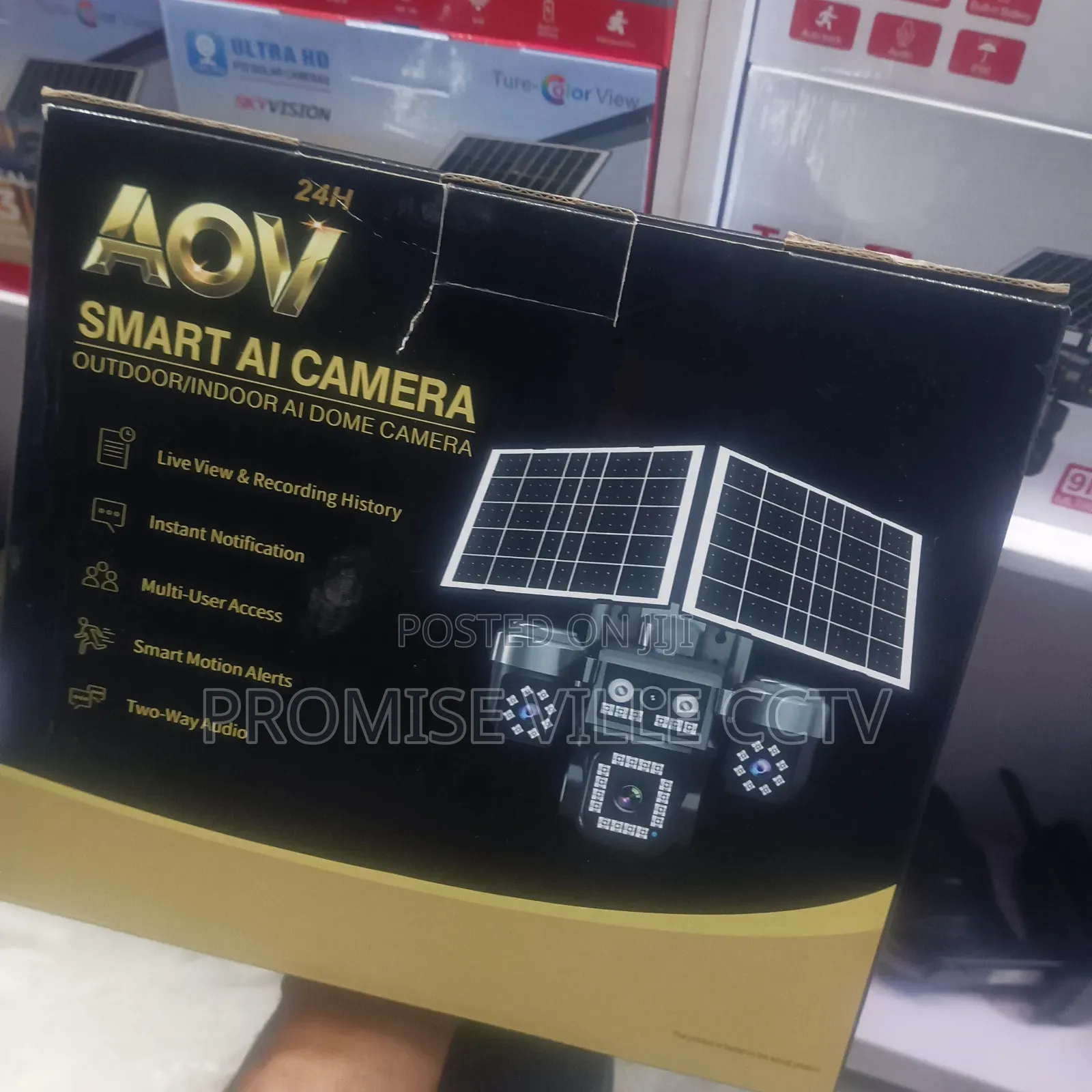 Solar 4 Lens CCTV Camera