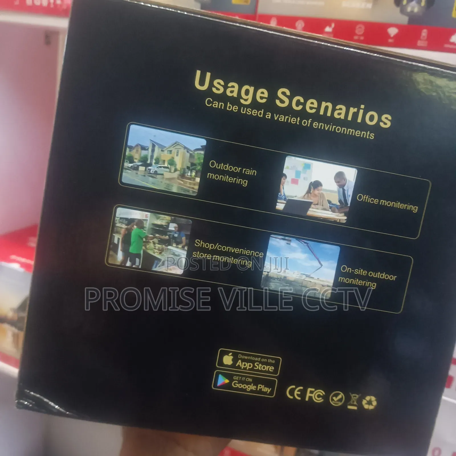 Solar 4 Lens CCTV Camera