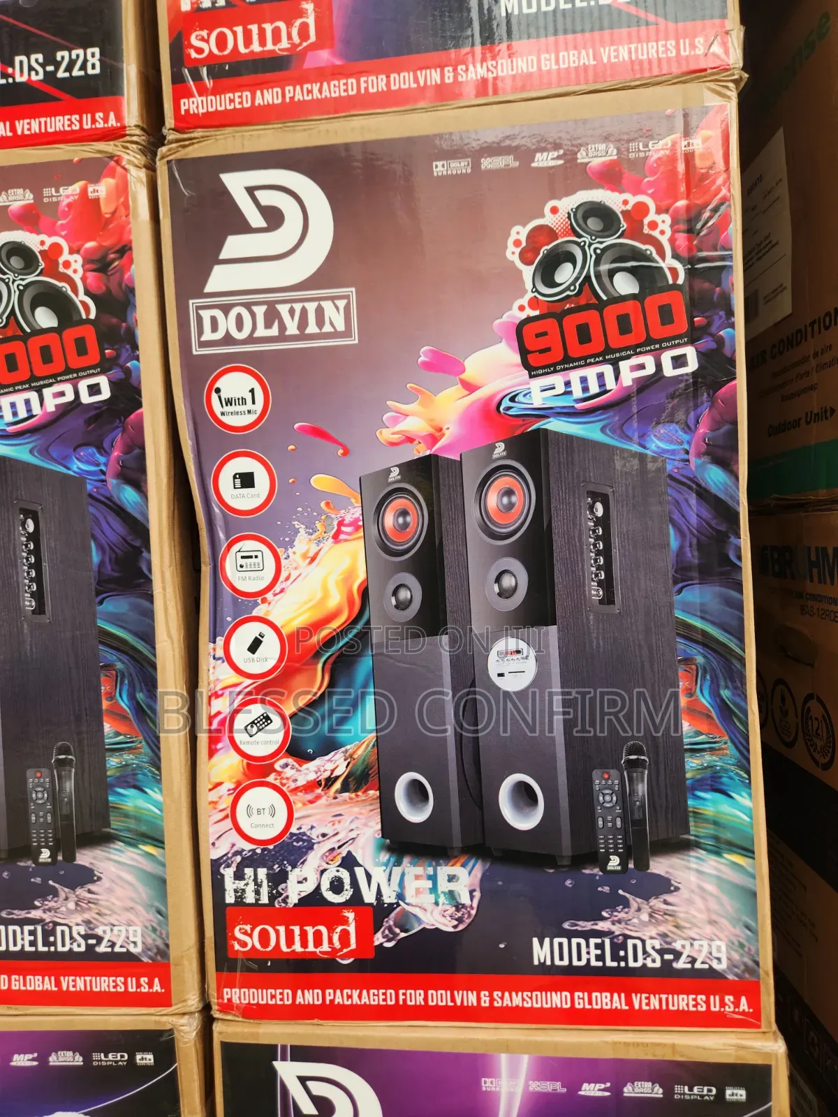 Dolvin DS-229 2.1 Channel Hi-Power Sound Speaker