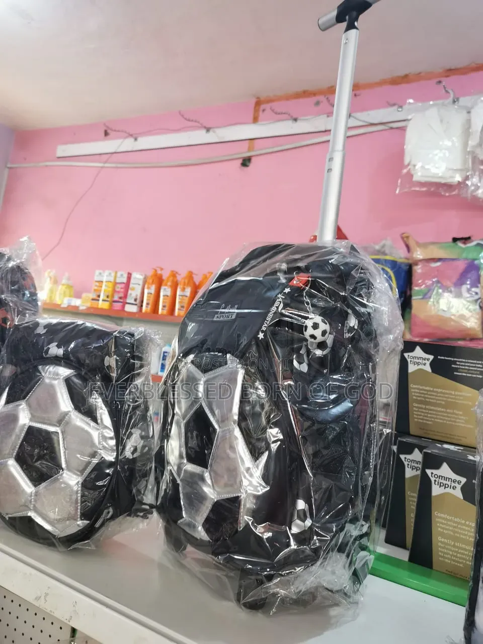 Different Sizes Tie-Dye Wheeled Backpack Set Students