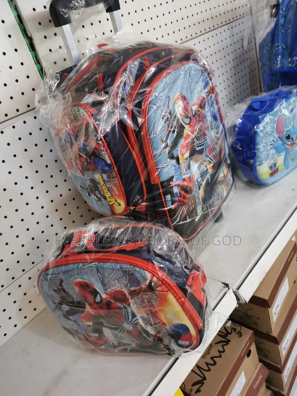 Different Sizes Tie-Dye Wheeled Backpack Set Students
