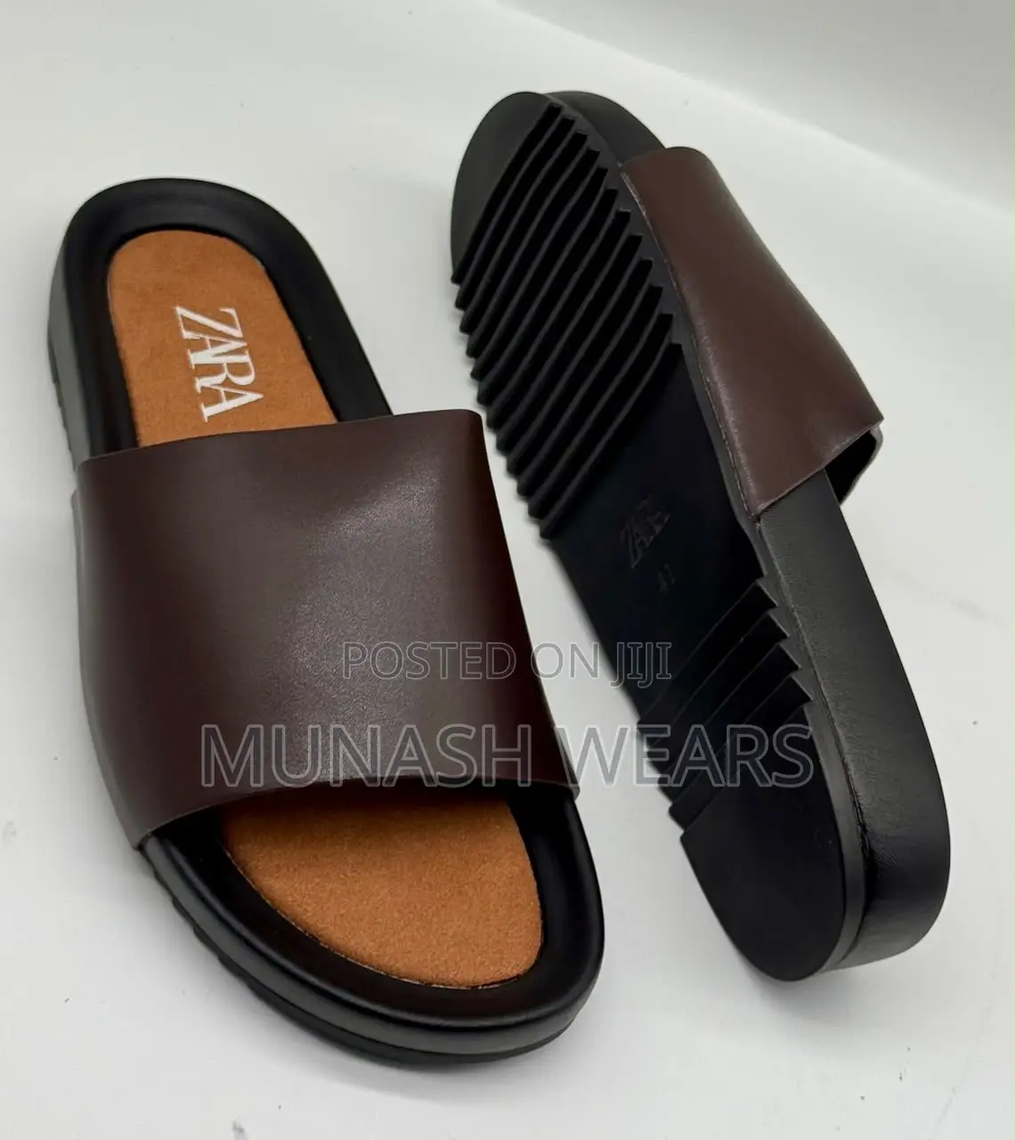 Zara Leather Slipers Cover Design