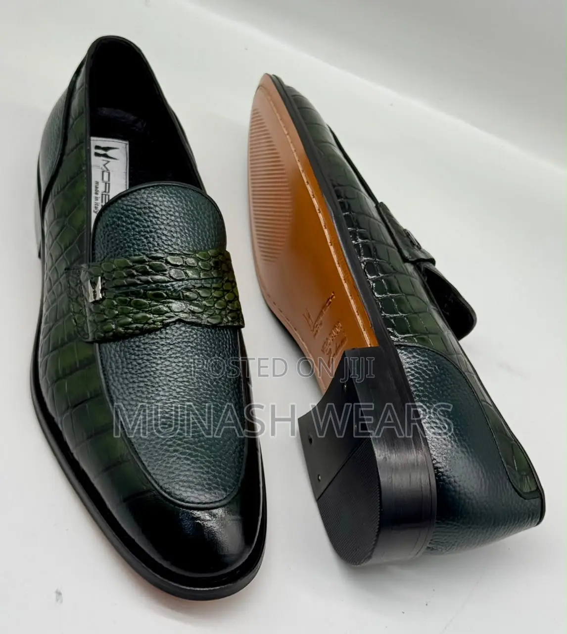 Pure Italian Moreschi X Genio Leather Shoes 40-46 Available