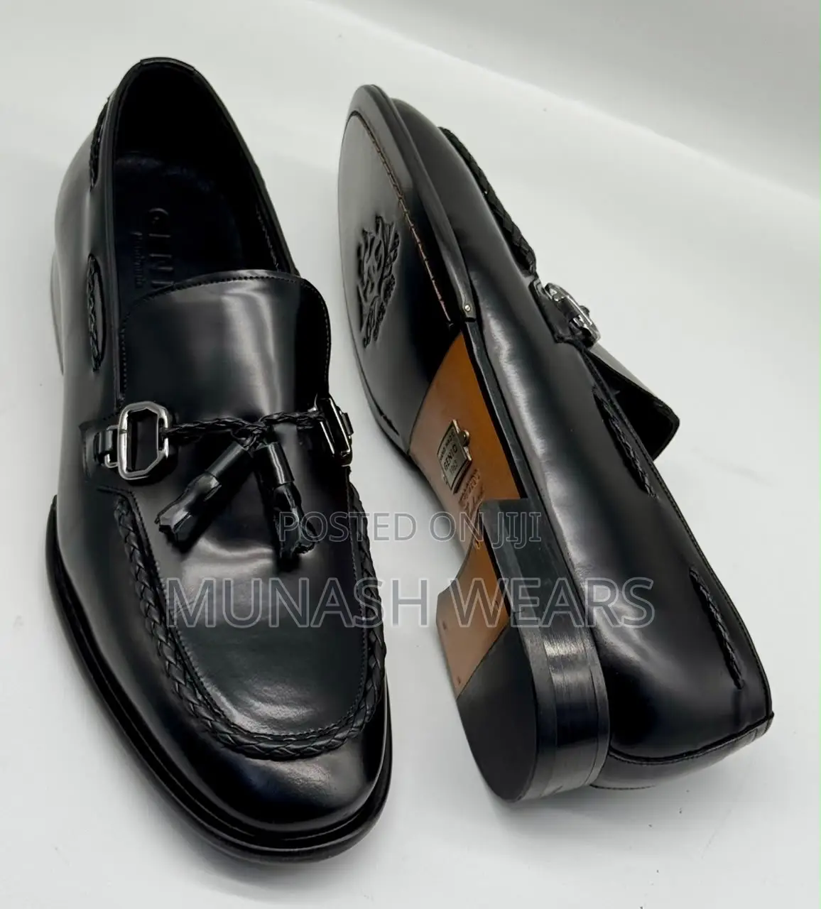 Pure Italian Moreschi X Genio Leather Shoes 40-46 Available