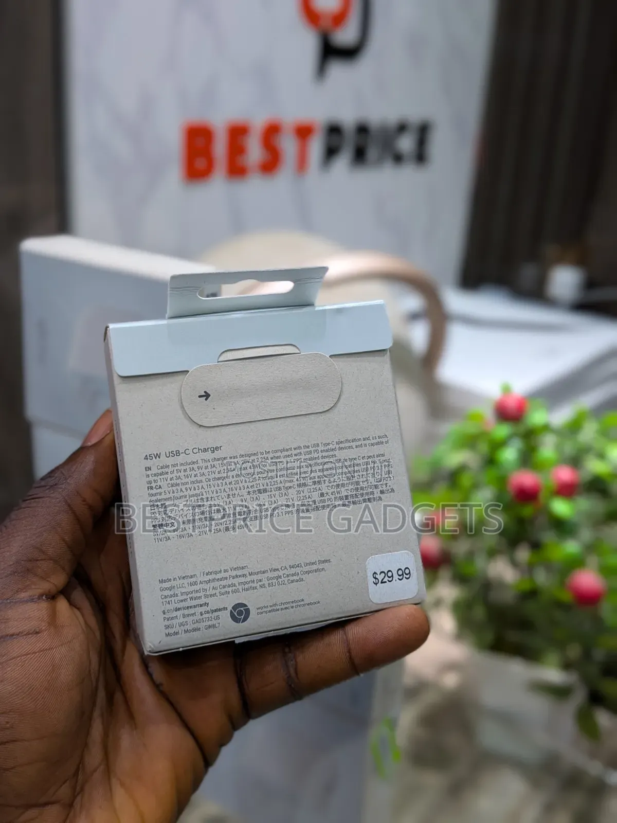 Google Pixel Charger
Official Google
Pixel 45W Fast Charger