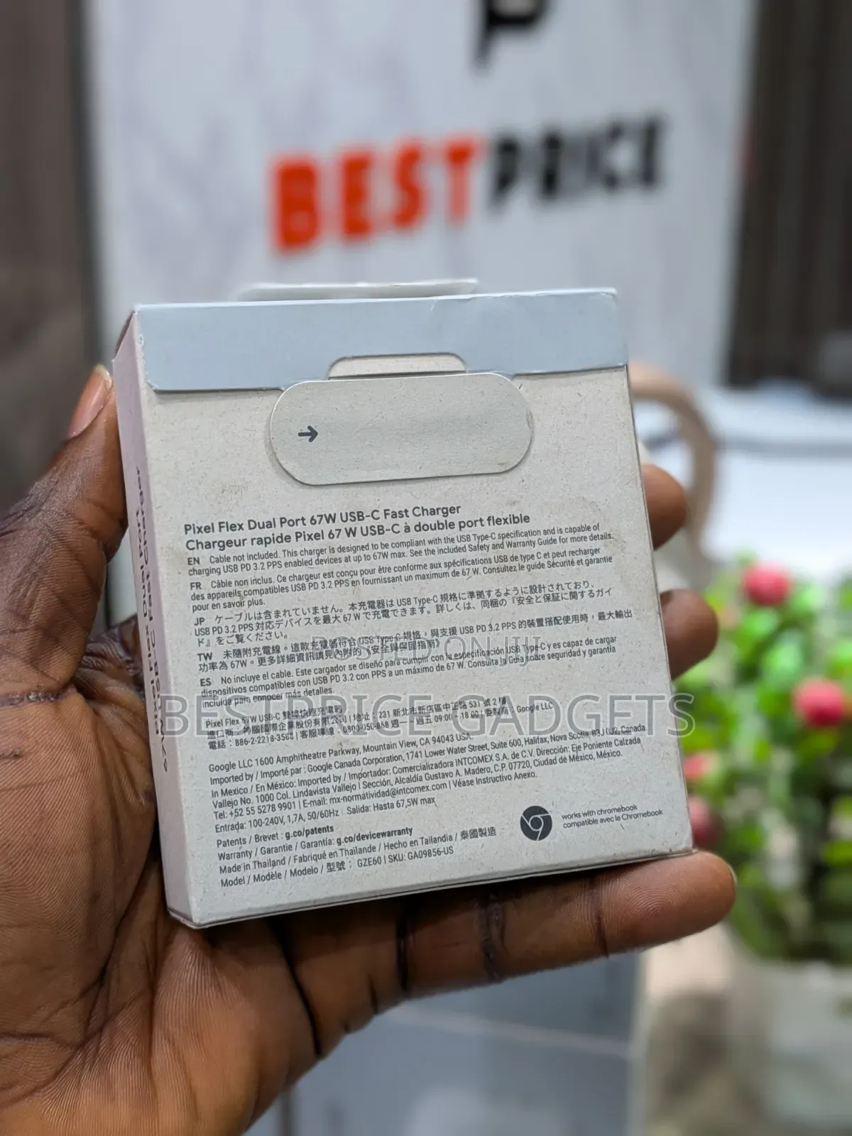 Official Pixel Charger Pixel Flex Dual Port 67W USB-C Fast Charger
