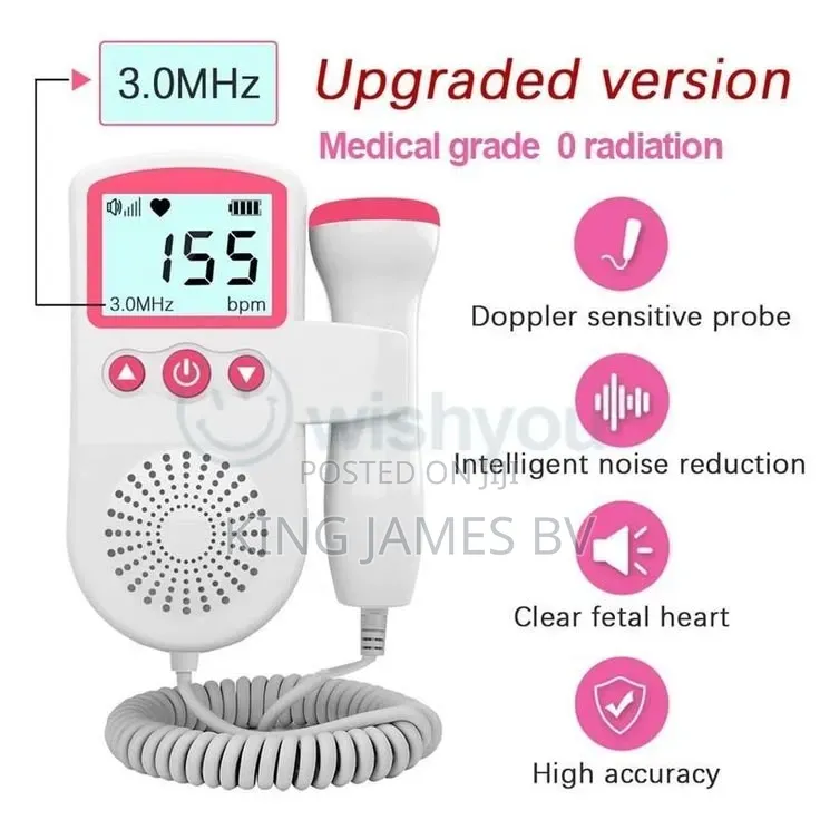 Digital Fetal Heart Rate Detector –Prenatal Monitoring Equipment