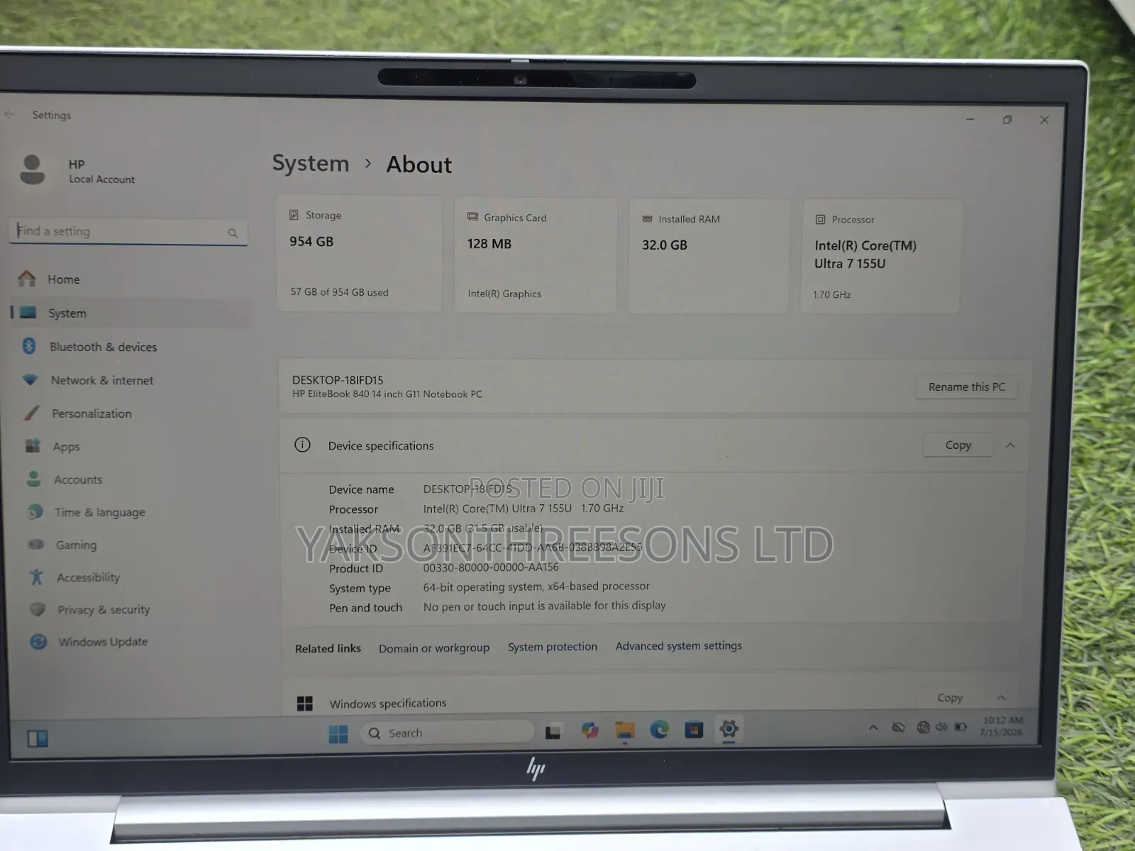 Laptop HP EliteBook 840 G11 32GB Intel Core Ultra 7 SSD 1T