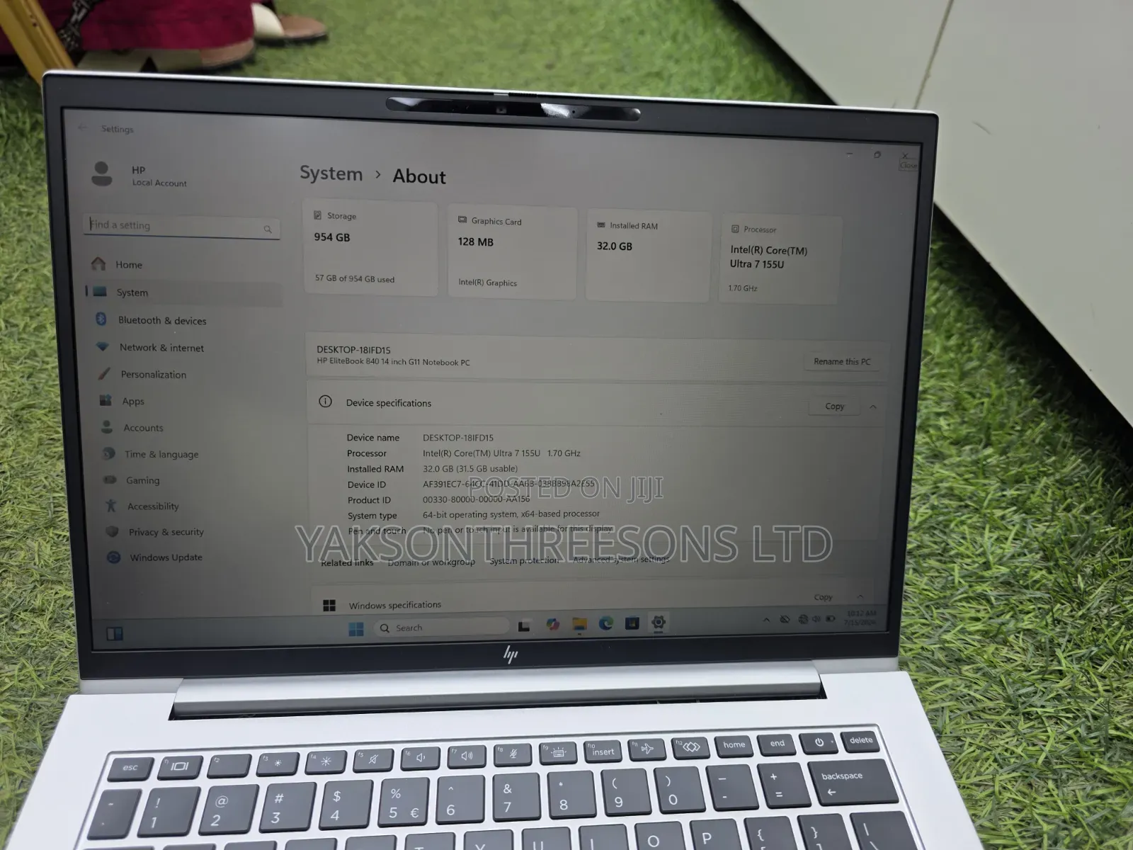 Laptop HP EliteBook 840 G11 32GB Intel Core Ultra 7 SSD 1T