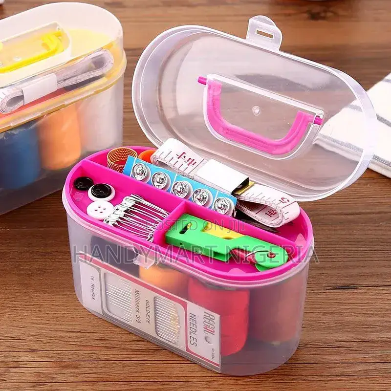 Portable Double-Layer Household Sewing Kit