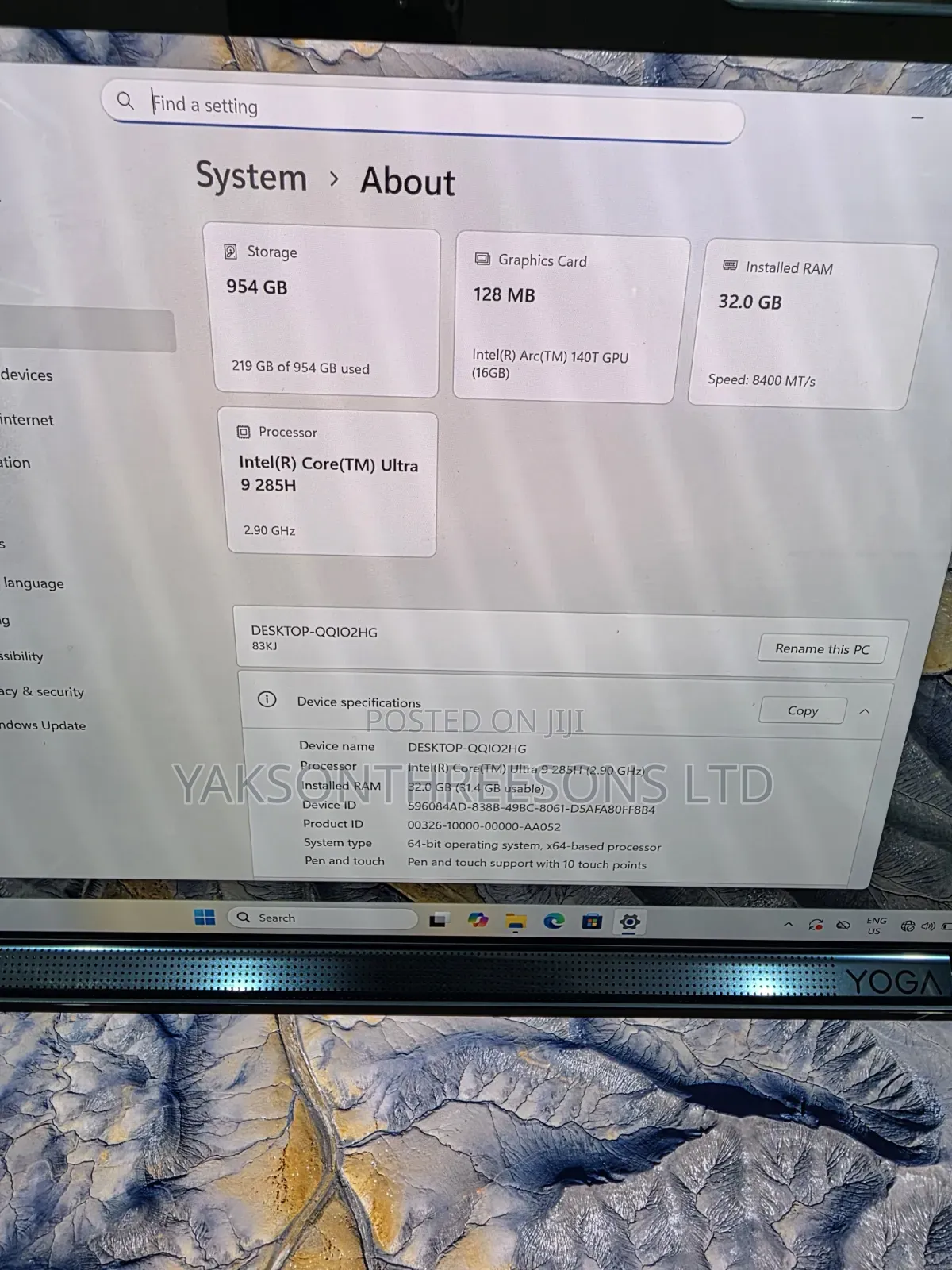 Laptop Lenovo Yoga Book 9i 32GB Intel Core Ultra 9 SSD 1T