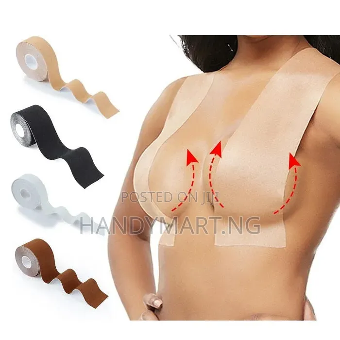 Instant Breast Lift, Push Up Bra -Adhesive Booby Tape + NIPPLE COVER