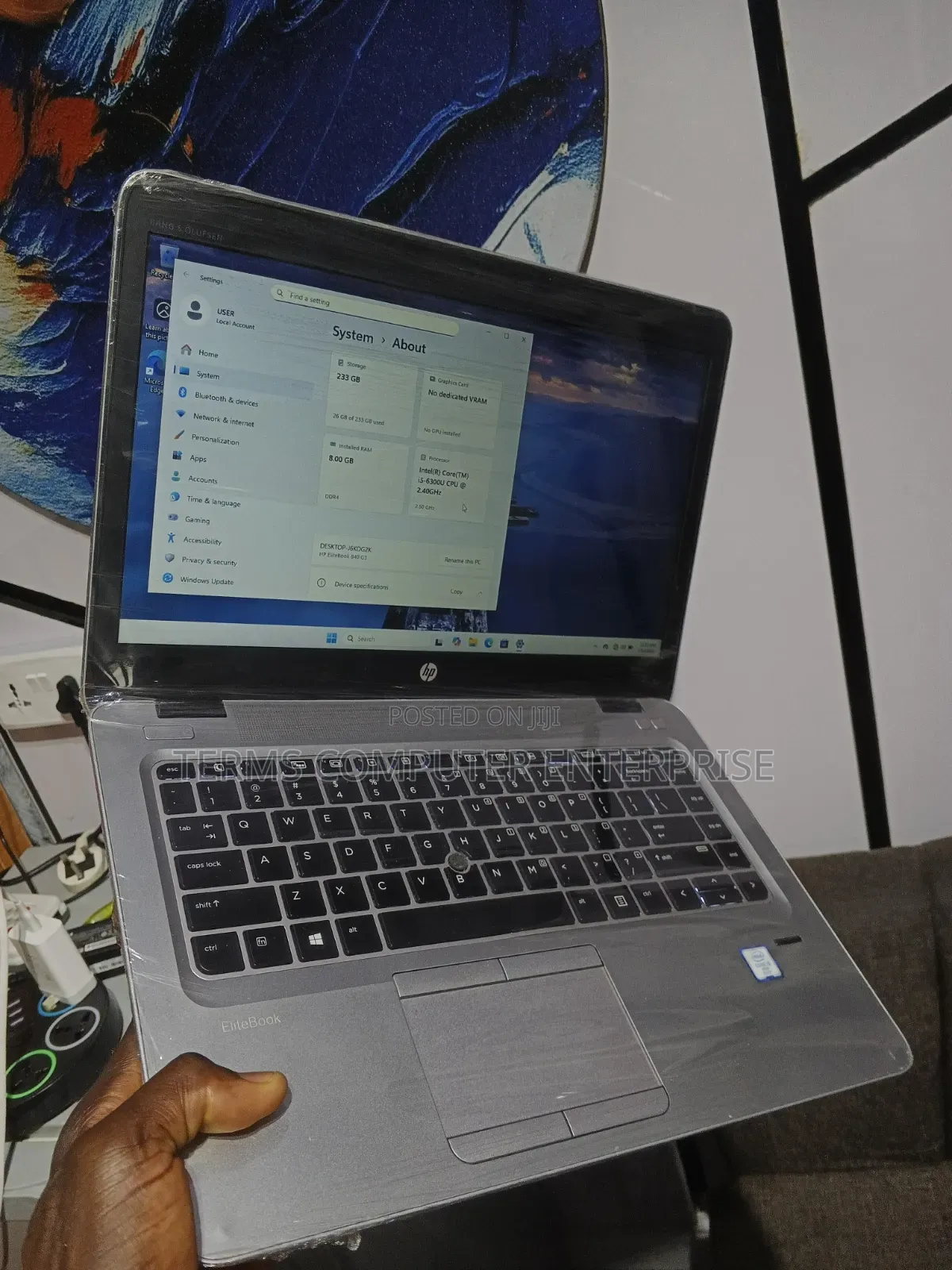 Laptop HP EliteBook 840 G3 8GB Intel Core i5 SSD 256GB
