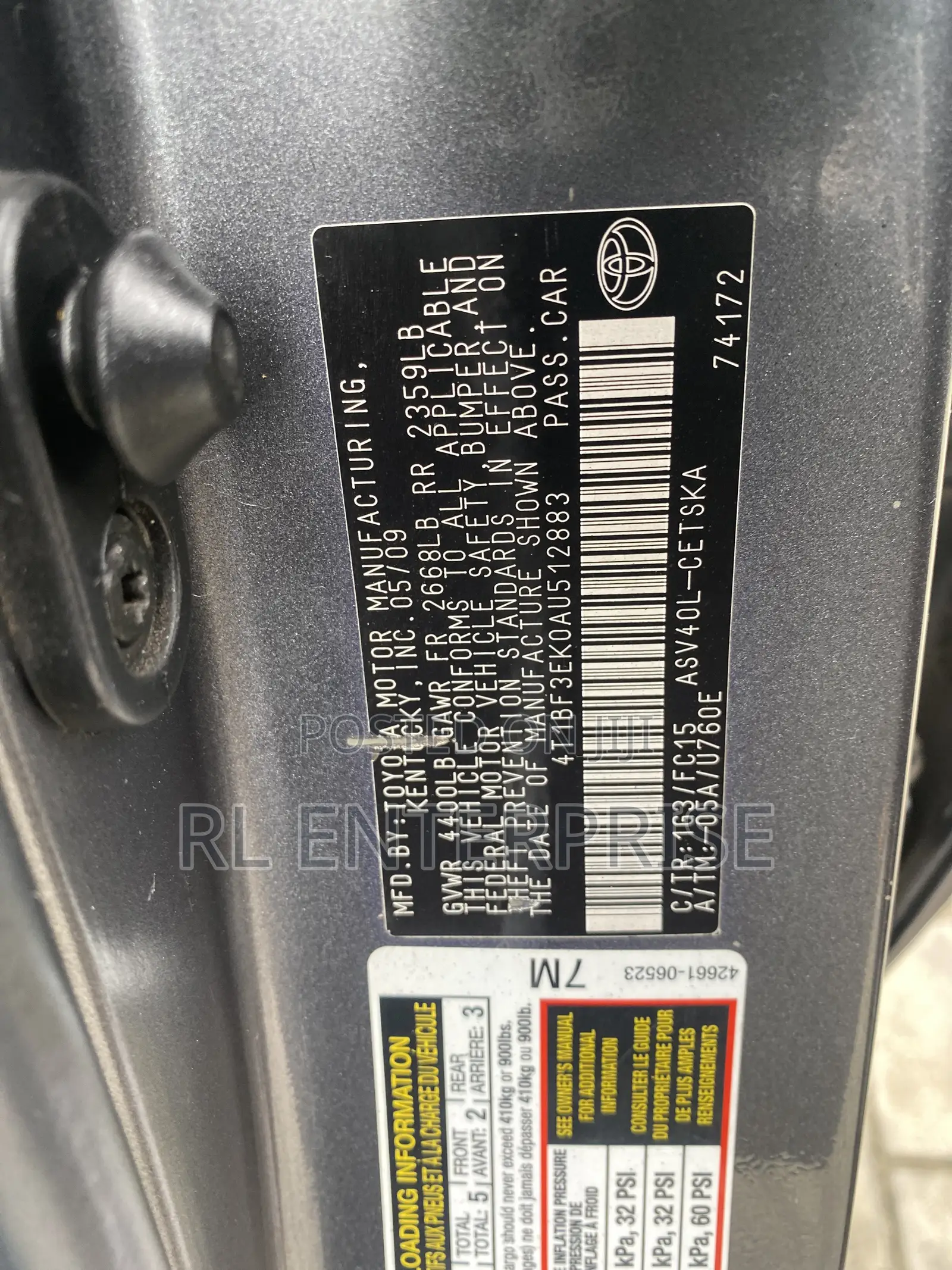 Toyota Camry SE 4dr Sedan (2.5L 4cyl 6AM) 2010 Gray