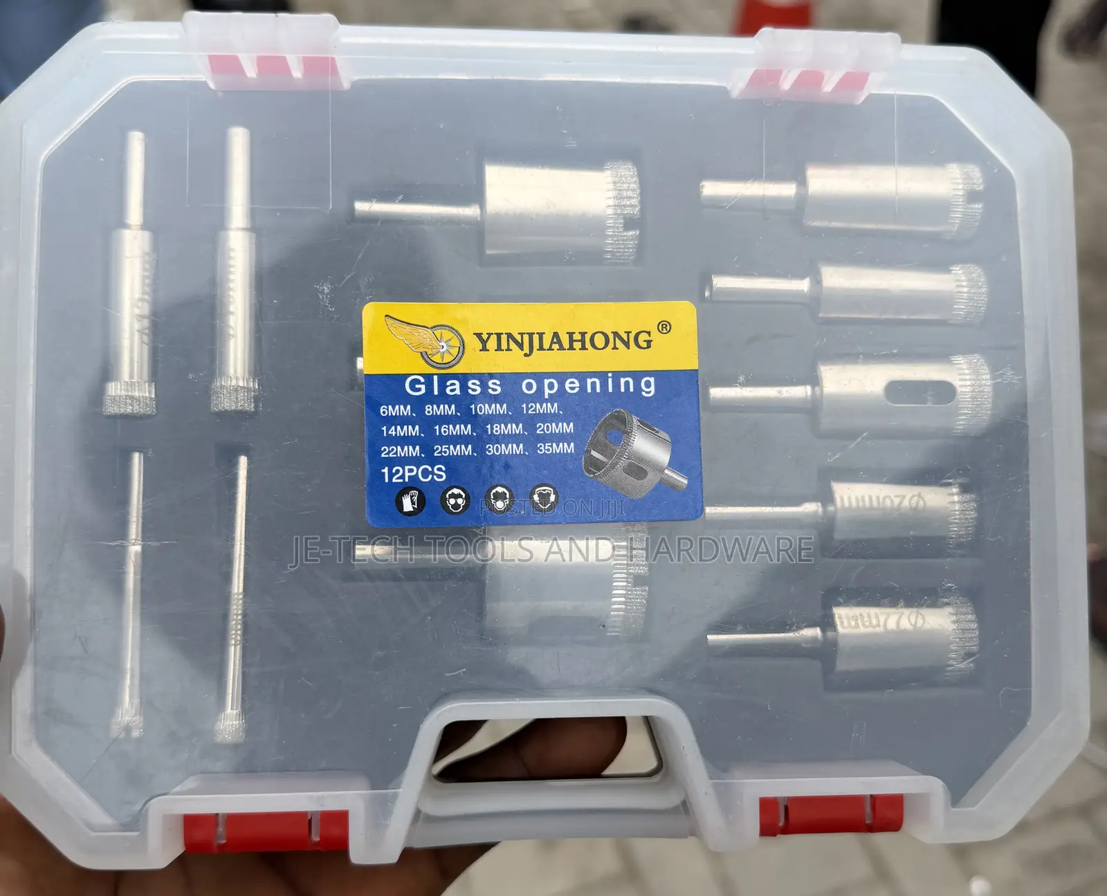 12-Piece Diamond Hole Saw Set