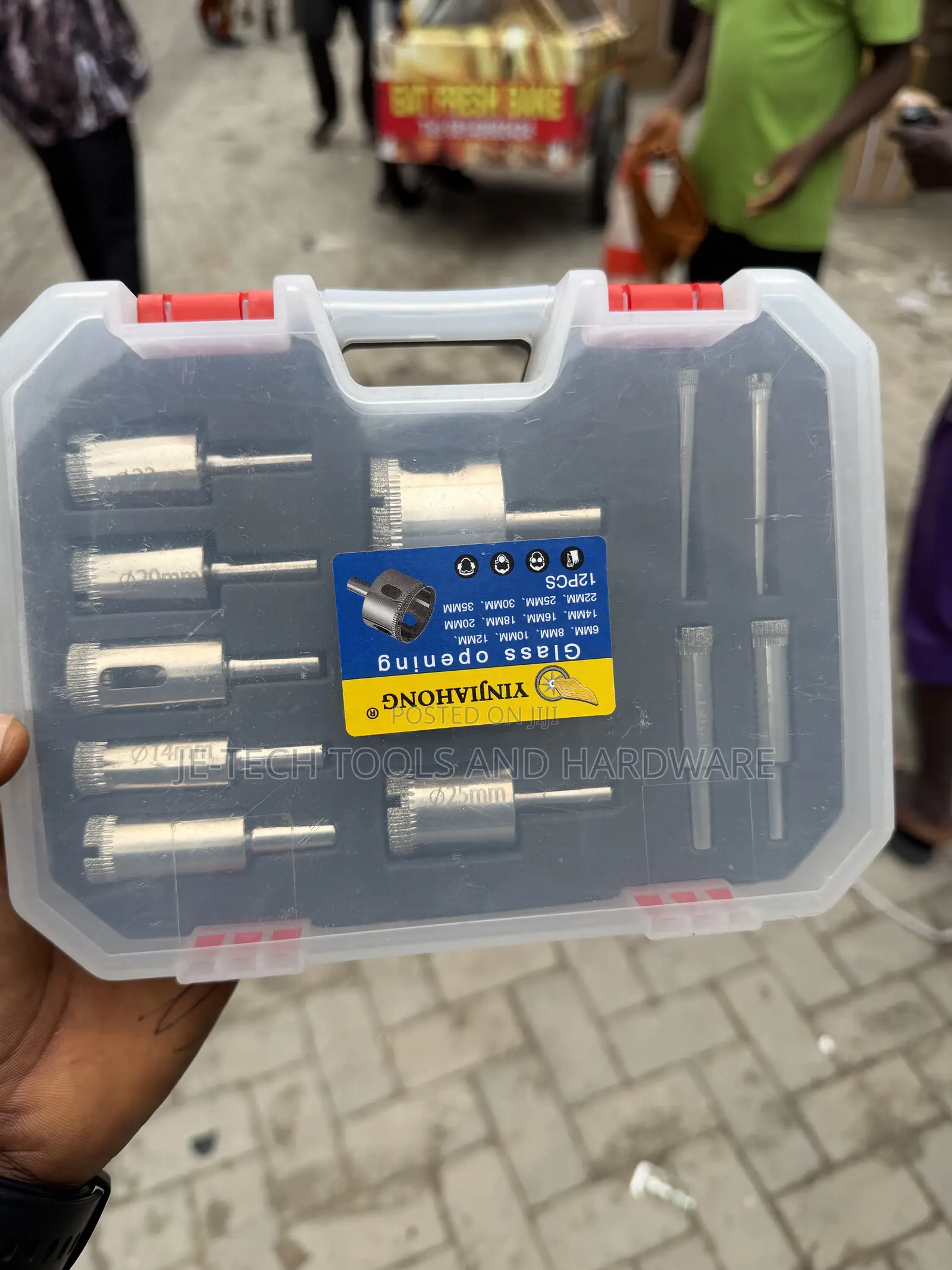 12-Piece Diamond Hole Saw Set