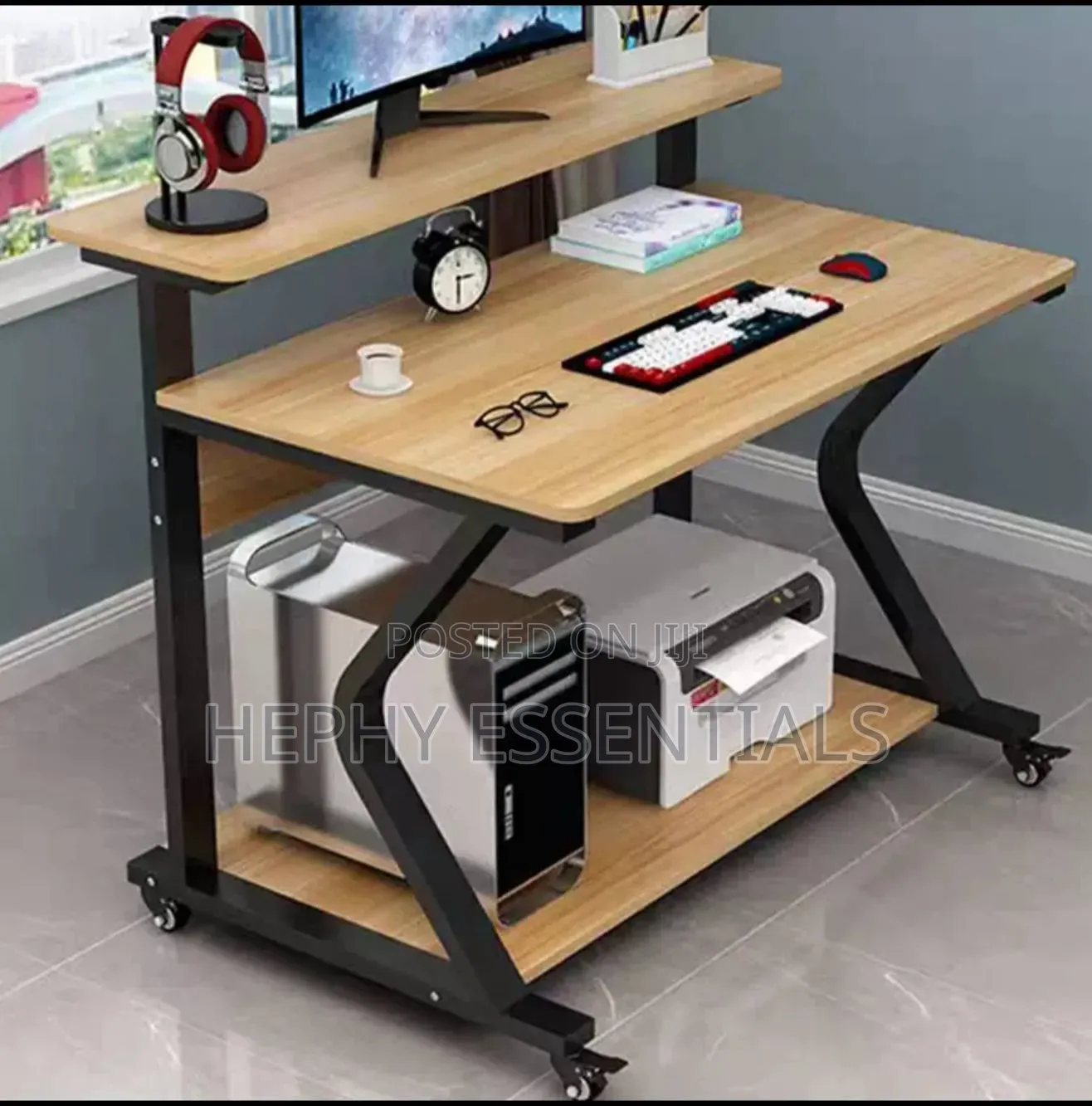 Desk Desktop Small Household Mini Mobile Bedside Table Size 80cm