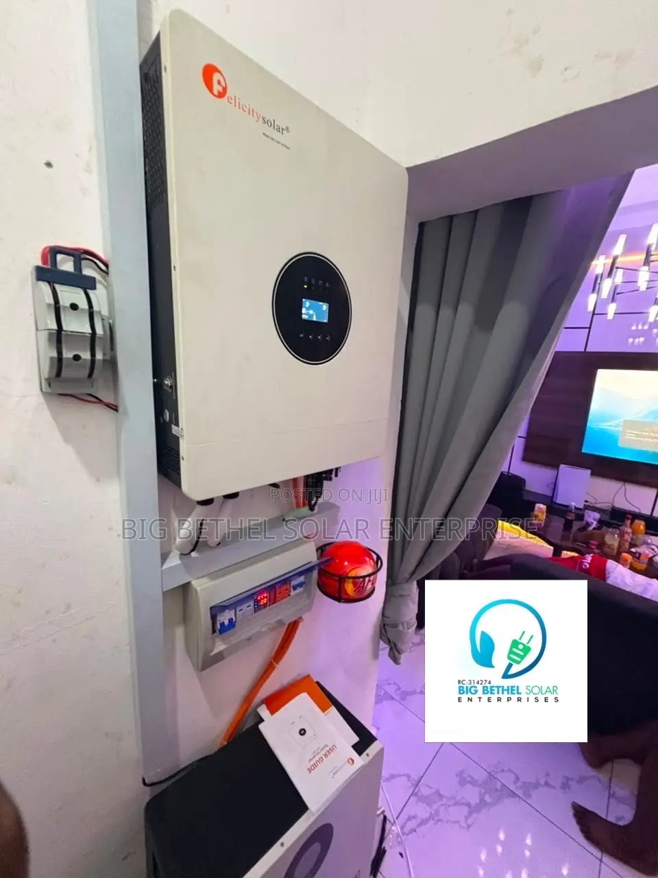 15kwh/8kva Inverter System With 12unit of 615w Panels