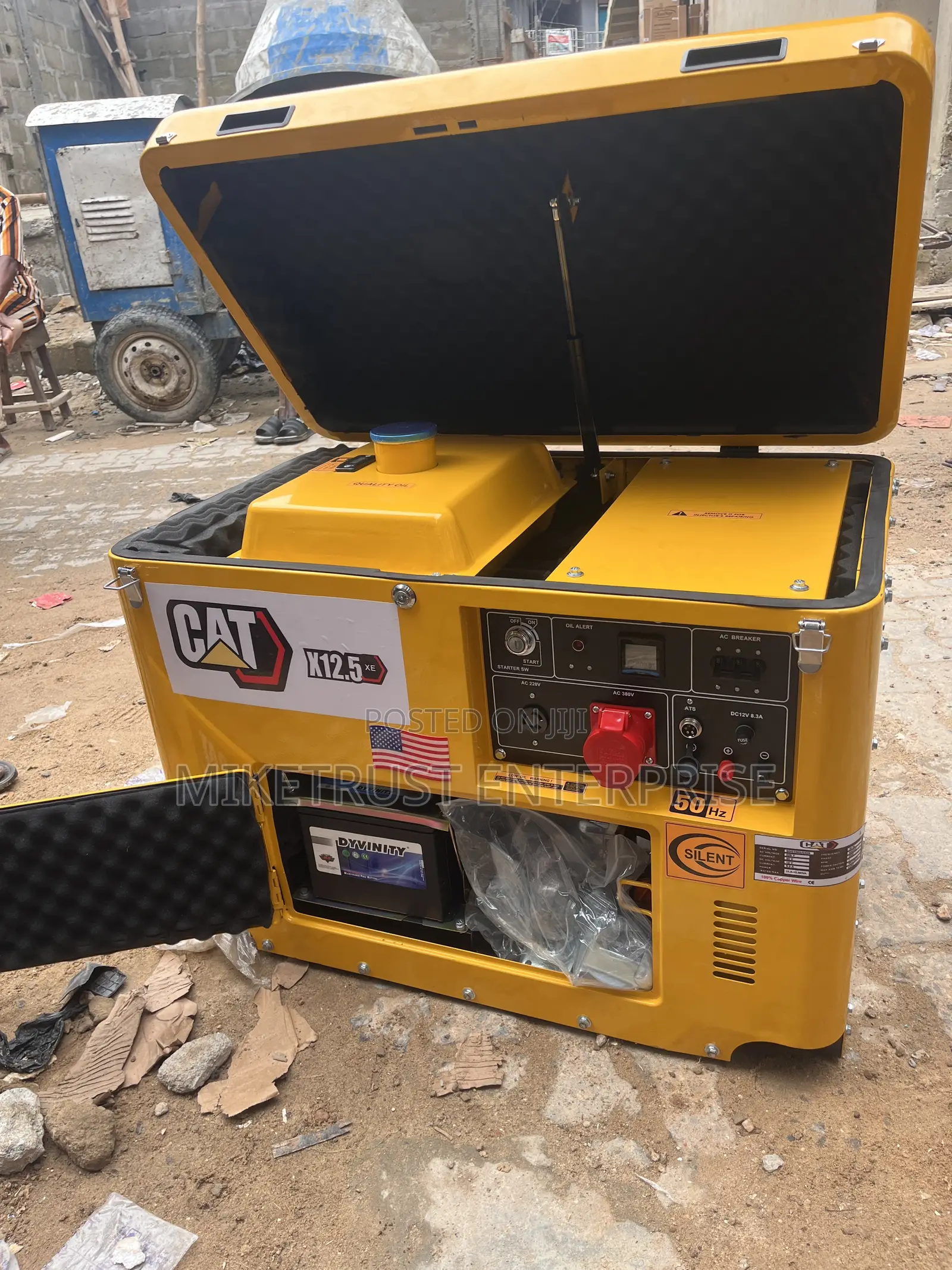 12Kva Cat Three Phase Diesel Soundproof Generator